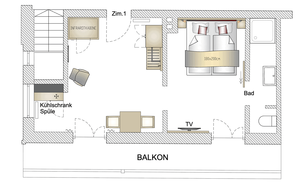 Gemütliches Gästehaus mit Balkon und modernem Komfort in Reit im Winkl.