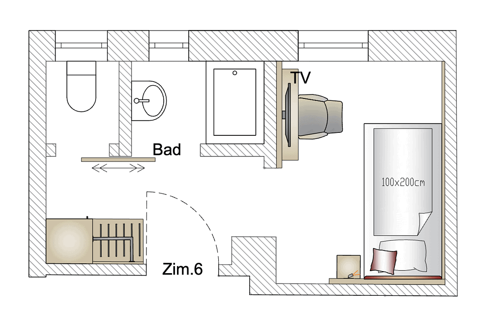 Gemütliches Gästezimmer mit TV, Bad und komfortabler Ausstattung in Reit im Winkl. Perfekt für einen.
